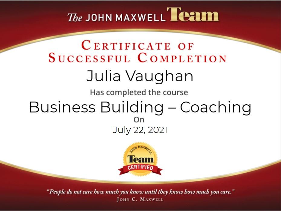 Coaching Certificate