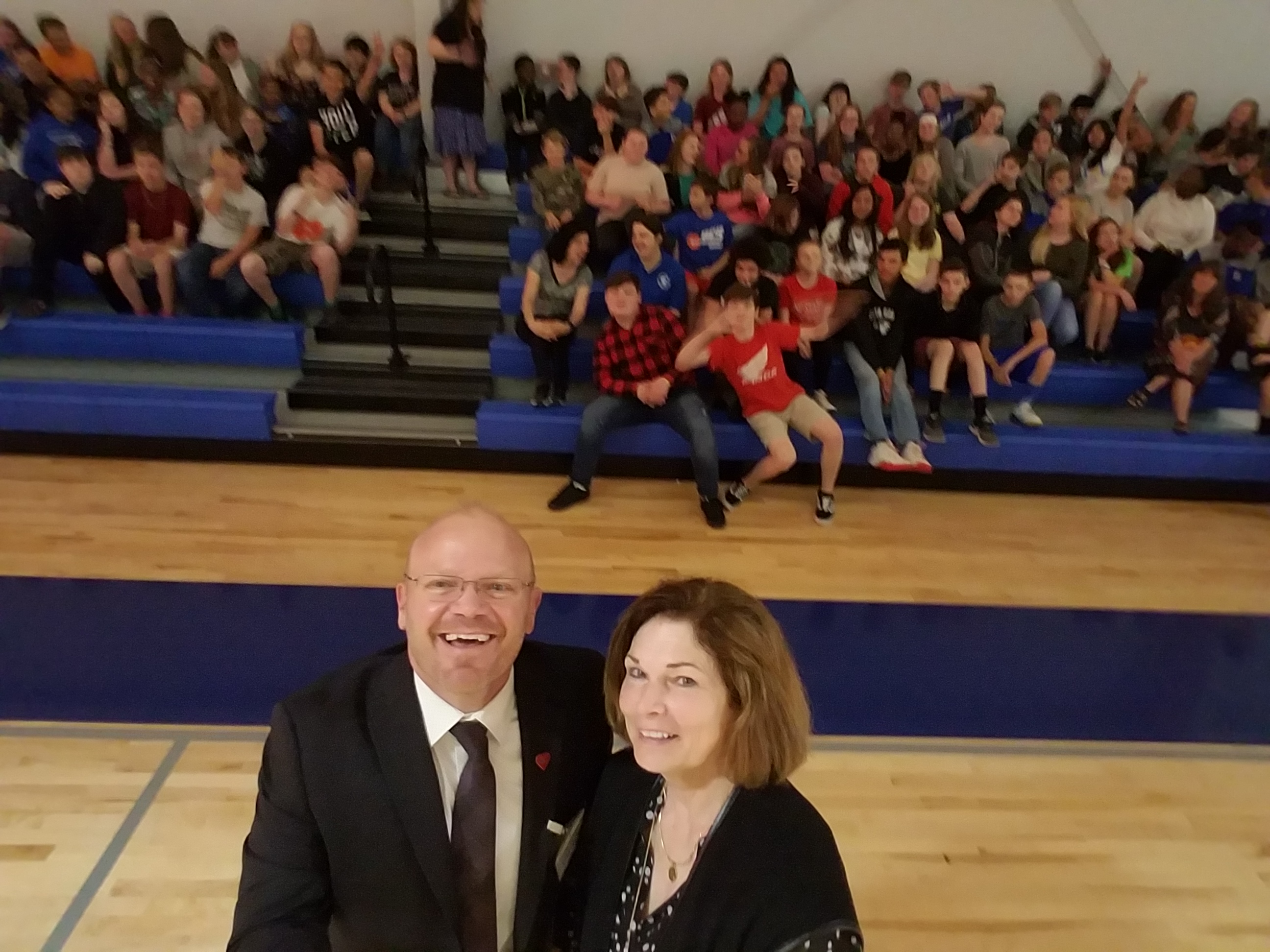 Dr. Tom Miller with students