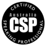 received PSA Australia - Certified Speaking Professional