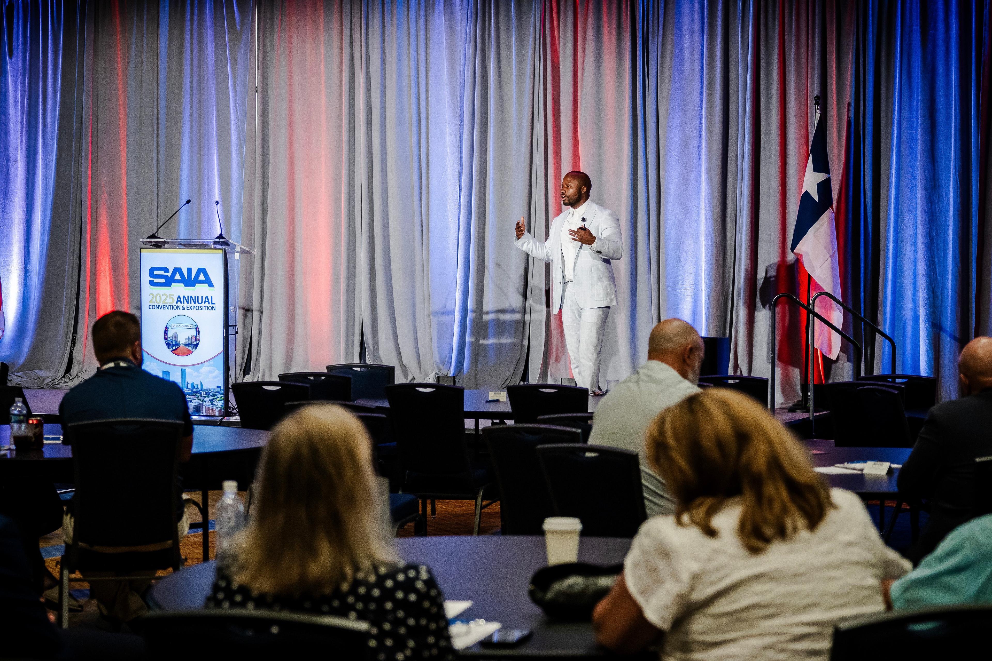 Jevon Speaking At The Scaffold and Access Industry Association Conference 2025